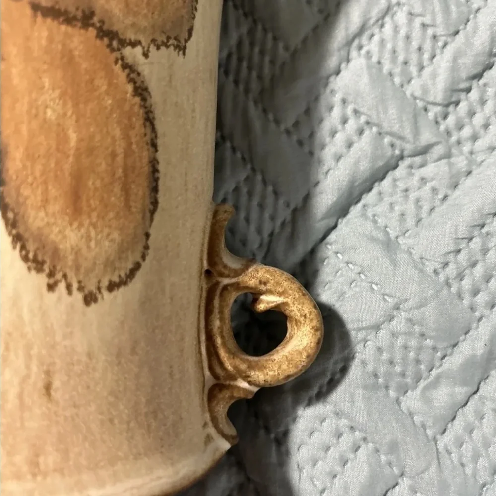 Pottery Vase 9.25” Flower